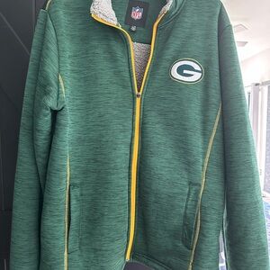 NFL Green and Yellow Lightweight Jacket